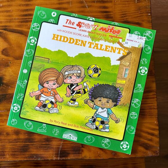 Vintage 1990 The Sport Mites Learn About Soccer Hidden Talents Paperback Book - Picture 1 of 7